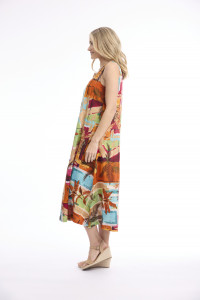 Perpignan Dress Midi Sleeveless
