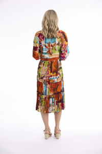 Perpignan Dress Layers Puff Sleeve