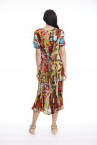 Perpignan Dress Godet