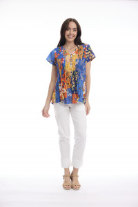 Rousilion Top Pleated