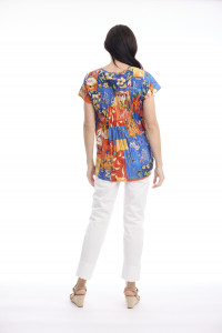 Rousilion Top Pleated