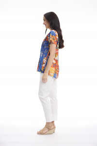 Rousilion Top Pleated