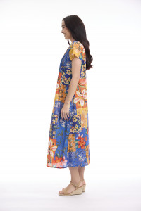 Rousilion Dress Maxi Pleated
