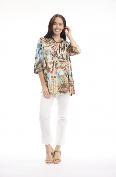 Digital Collared Shirt