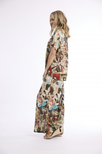 Digital Top Pleated