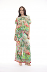 Digital Top Pleated