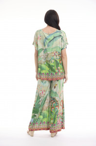 Digital Top Pleated