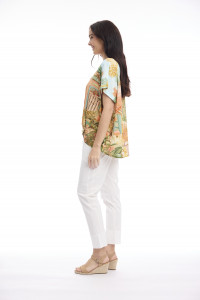 Digital Top Pleated