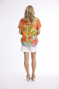 Digital Top Pleated