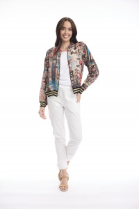 Digital Printed Jacket with Zipper
