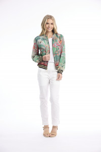 Digital Printed Jacket with Zipper