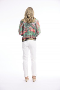 Digital Printed Jacket with Zipper
