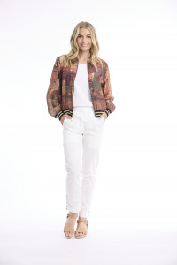 Digital Printed Jacket with Zipper