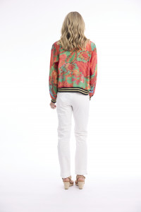 Digital Printed Jacket with Zipper
