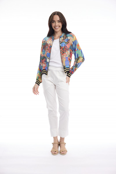 Digital Printed Jacket with Zipper