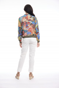 Digital Printed Jacket with Zipper
