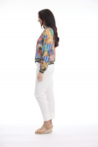 Digital Printed Jacket with Zipper