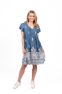 Nicola Dress Cap Sleeve