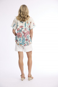 Rothschild Top Frill Neckline
