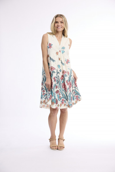 Rothschild Dress Vneck S/L