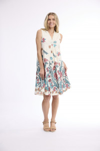 Rothschild Dress Vneck S/L