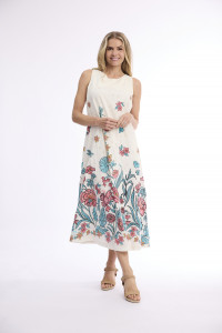 Rothschild Dress round neck midi
