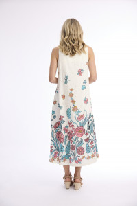 Rothschild Dress round neck midi