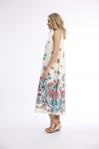 Rothschild Dress round neck midi