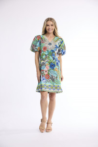 Camarge Dress Puff Sleeve