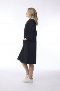 Cord Solid Dress Pockets