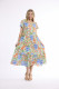 Antibes Dress Midi Square Neckline