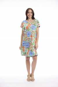 Antibes Dress Reversible Short Sleeve