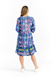 Vivian V Neck Shirt Dress