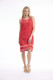 Solid Embroidery Dress Shift