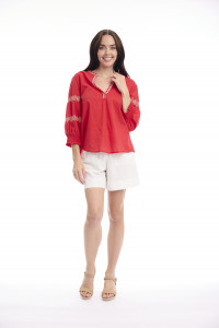 Solid Embroidery TOP