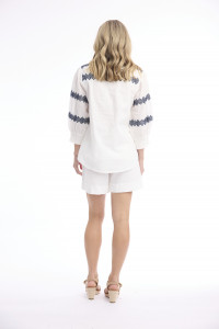Solid Embroidery TOP