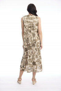 Loumarin Dress Maxi V Sleeveless