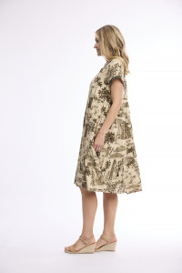 Loumarin Dress Layers Cap Sleeve
