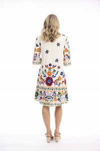 Pellion Dress Contemporary Frill Sleeve