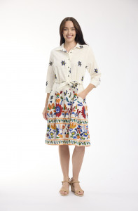 Pellion Dress Collar Tie Waist