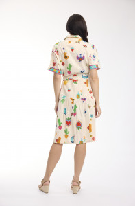 Citadelle Dress Collar Tie Waist