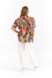 Margot Collared Short Sleeve Top