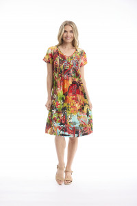 Jardin Exotique Dress Easy Fit