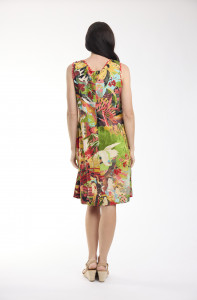 Jardin Exotique Dress Reversible Sleeveless