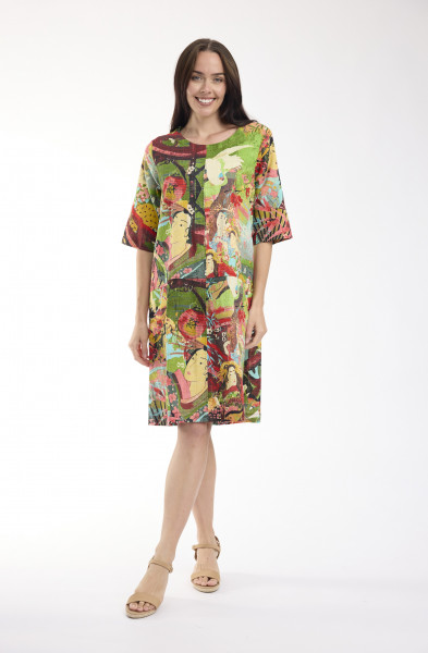 Jardin Exotique Dress Bubble Patch