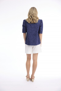 Broderie Top Short Sleeve