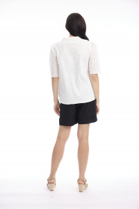 Broderie Top Short Sleeve