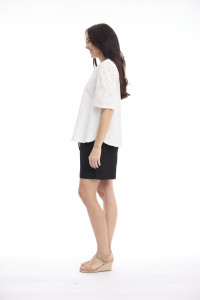 Broderie Top Short Sleeve