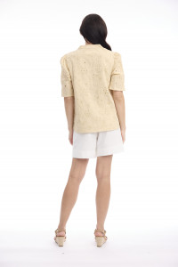 Broderie Top Short Sleeve