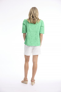 Broderie Top Short Sleeve